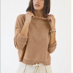 J. Crew Cashmere Mockneck Swing Sweater